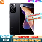 Смартфон Xiaomi Redmi Note 11 Pro с глобальной прошивкой 128256 ГБ Размер 920 Восьмиядерный аккумулятор 5160 мАч 67 Вт Быстрая зарядка Камера 108 МП