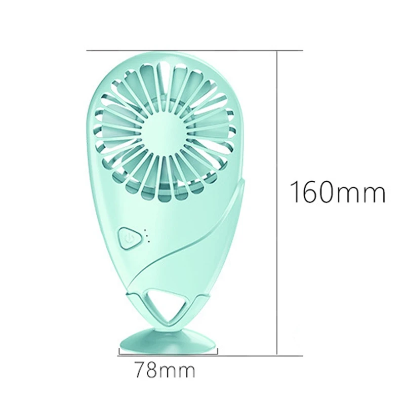 USB Hand Held Fan Portable Desk Cooling 3 Speeds Adjust with 300MAh Rechargeable Battery | Бытовая техника