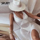 Белое сексуальное пляжное платье, женское ажурное платье с открытой спиной, вязаные Макси-платья, летнее сексуальное прозрачное платье с Боковым Разрезом