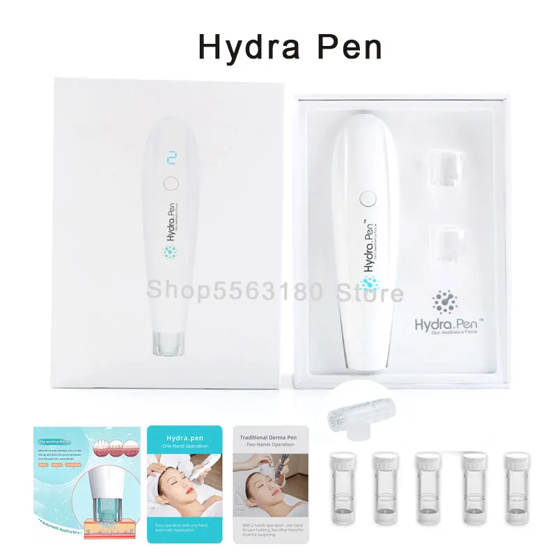 Портативная беспроводная гидравлическая ручка Hydra.Pen H2 с микроиглами