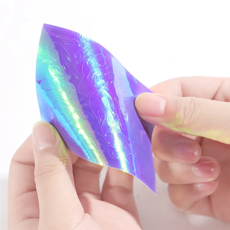 DIY Наклейка из фольги наклейка искусственная фольга лазерные блестящие