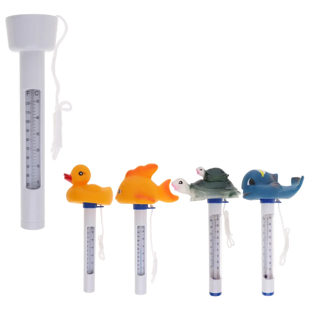 Термометр плавающий температура воды для плавания с веревкой аксессуары