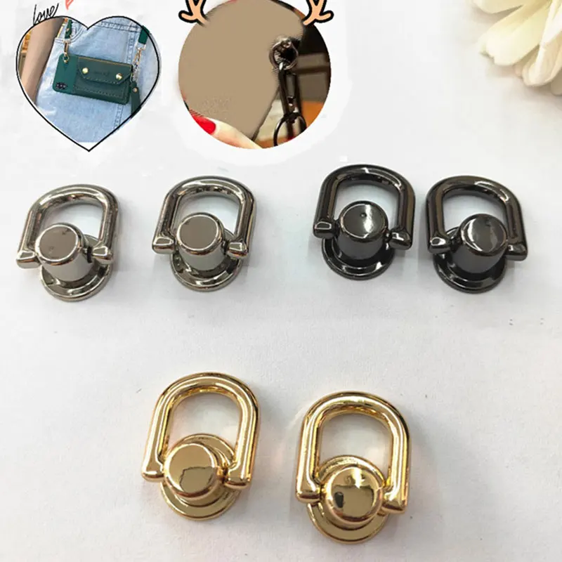 

Metal Bag Side Anchor Gusset Hanger Clamps Bag Side Edge Anchor Link Hardware for Small Bag Purse Phone Case Decor Accessories
