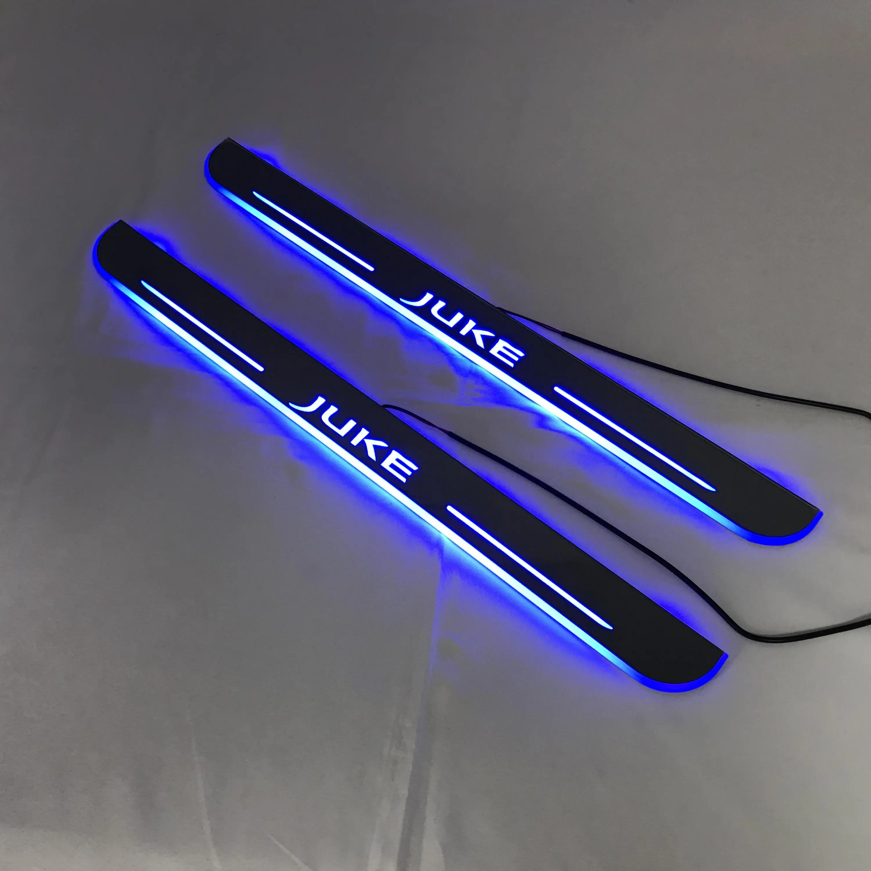 LED Door Sill For Nissan Teana Xtrail Qashqai Juke Sentra Maxima Altima Murano NAVARA Skyline Dynamic Light Scuff Plate Pedal | Автомобили