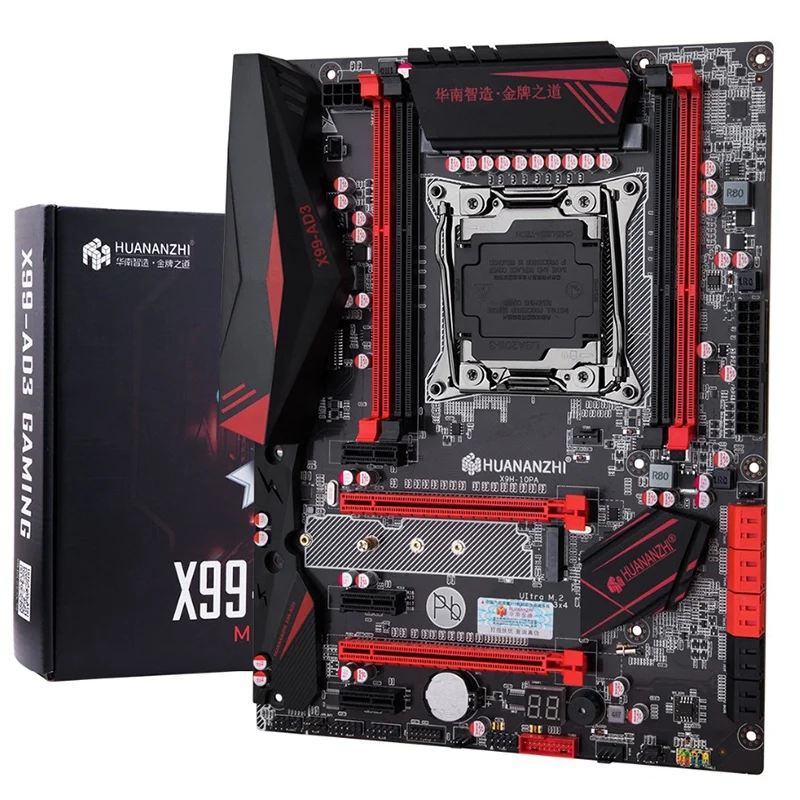Материнская плата HUANANZHI X99 с разъемом M.2 NVMe со скидкой материнская ЦП Xeon E5 2678 V3 RAM