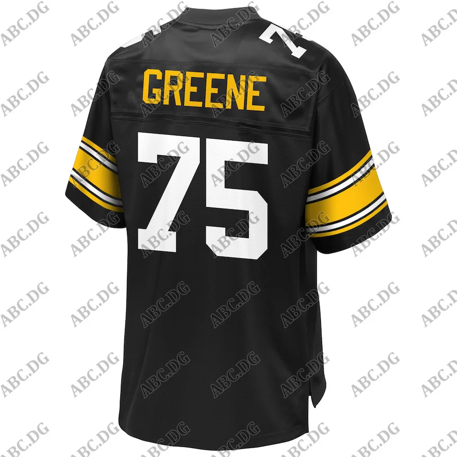 

Customized Stitch Men Women Kid Youth Pittsburgh Joe Greene Pro Line Black Retired Player Jersey 4XL 5XL 6XL