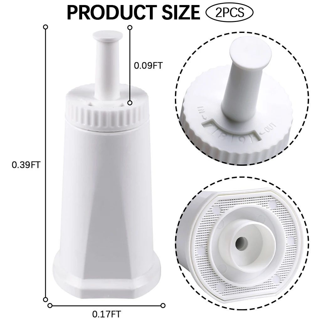 

Фильтр для кофемашины 2 шт., мягкая и активная карбоновая кофемашина для эспрессо, фильтр для бариста