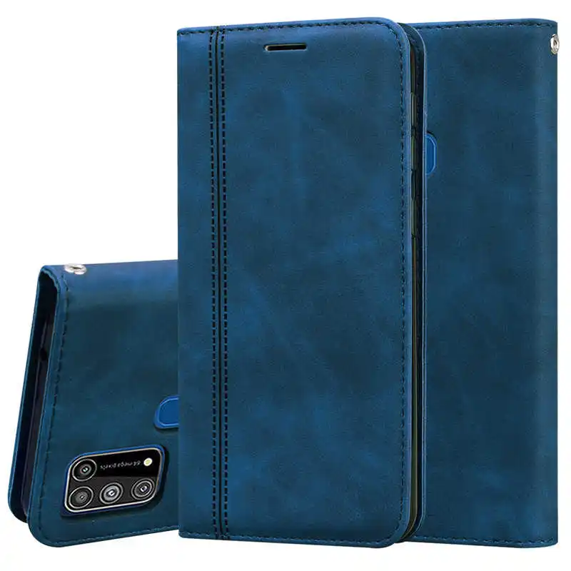 Кожаный чехол-книжка для Samsung Galaxy M31 модель 6 4 дюйма | Мобильные телефоны и