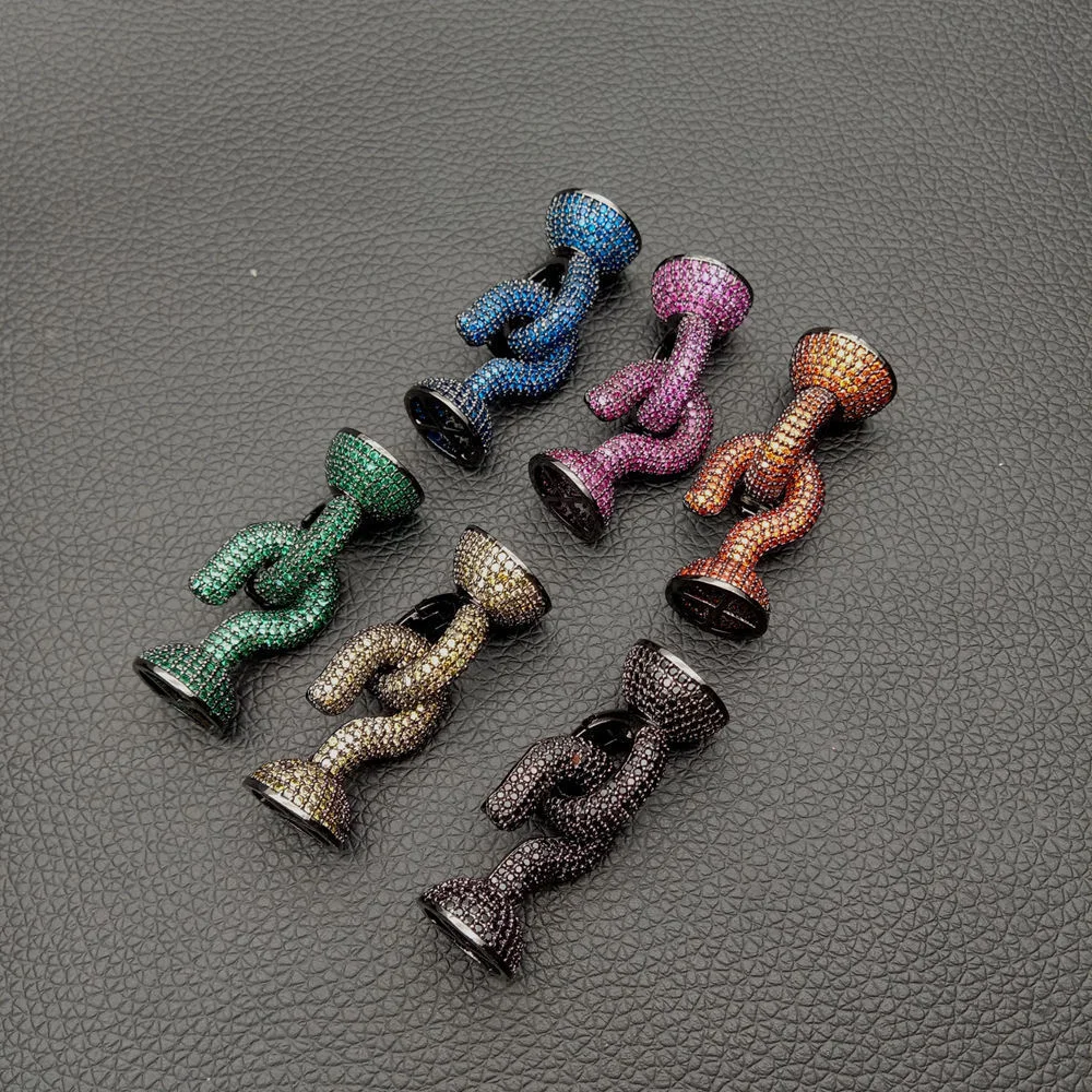 Женское позолоченное ожерелье с подвеской из кубического циркония ювелирный