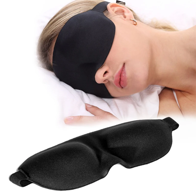 

1Pcs 3D Sleep Mask Natural Sleeping Eye Mask Eyeshade Cover Shade Eye Patch Women Men Soft Portable Blindfold Travel Eyepatch