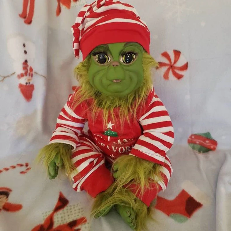 Кукла Grinch милая Рождественская набивная плюшевая игрушка рождественские