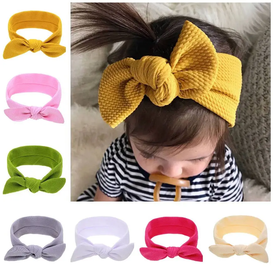 Одежда для маленьких девочек аксессуары на голову Детские банты волосов топ