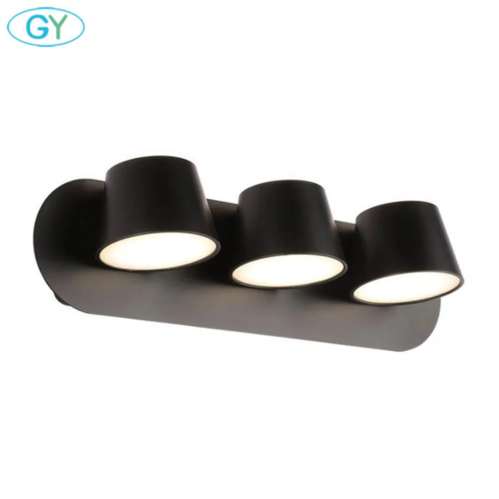 Скандинавский вверх вниз светодиодный зеркальный светильник туалетный столик