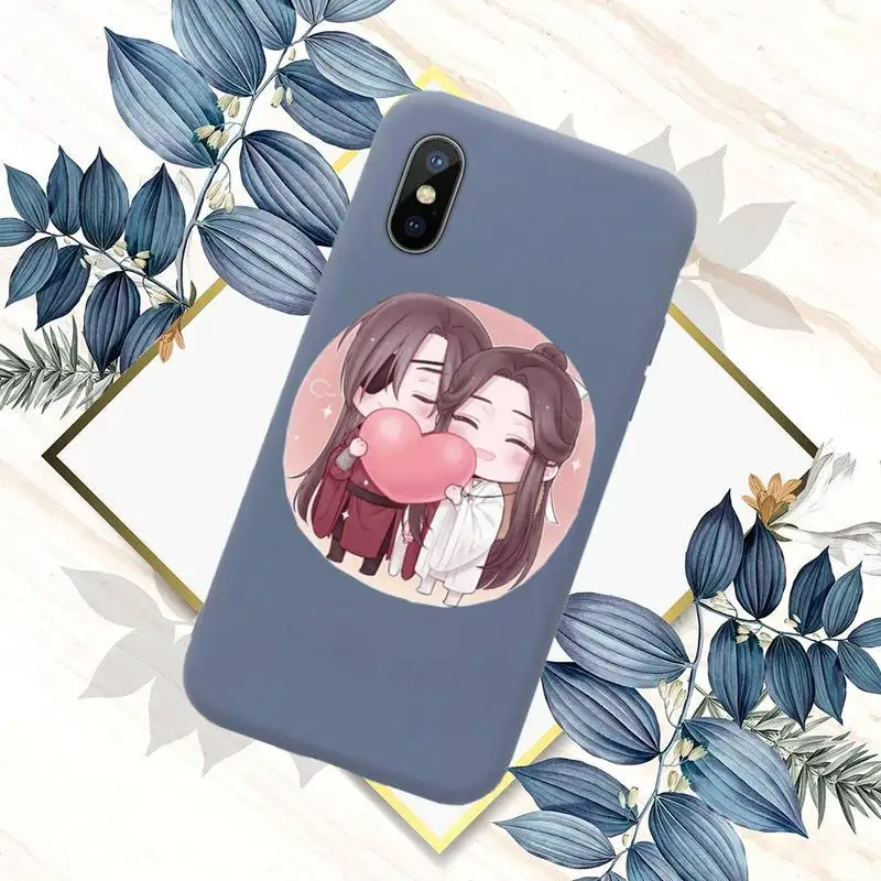 

Anime Tian Guan Ci Fu Phone Case Candy Color for iPhone 11 12 mini pro XS MAX 8 7 6 6S Plus X SE 2020 XR
