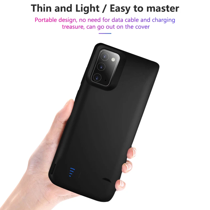 

Goldfox 6000mAh Battery Case For Samsung Note 20 Ultra Case For Galaxy Note 20 Portable Powerbank Case Charging Cover