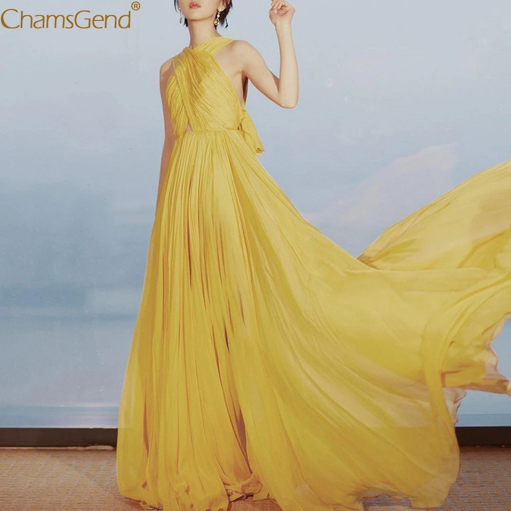 Летнее платье 2020 пляжное однотонное флисовое Платье на шнуровке с перекрестными