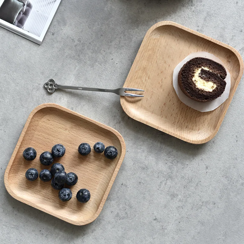 

Desserts, Western Desserts, Small Wooden Dishes, Mini Trays, Show The Beauty of Nature