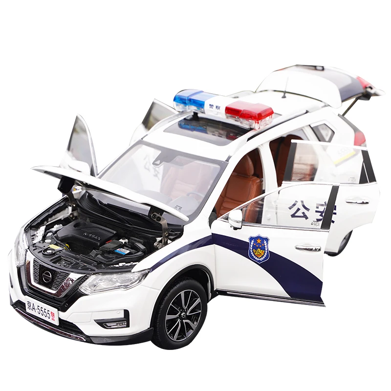1:18 Масштаб Оригинал 2018 NISSAN X TRAIL SUV литая модель автомобиля Реплика Коллекция с