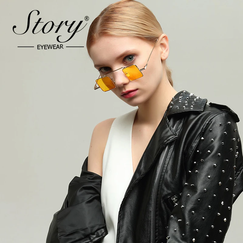 Очки солнцезащитные мужские и женские в металлической оправе стиле ретро |