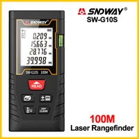 sndway laser distance meter rangefinder tape digital handheld tool device sw g4s