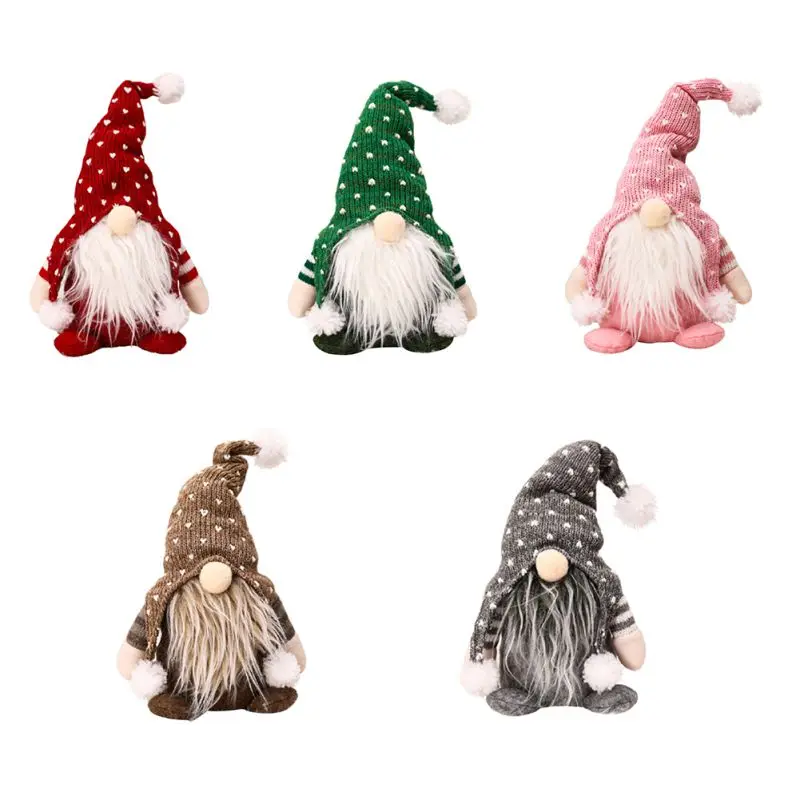

2020 Knitting Sitting Position Forest Man Doll Pendant Holiday Home Party Decoration Supplies Christmas Ornaments