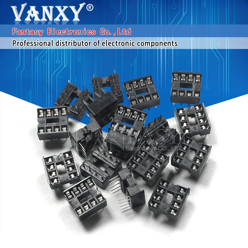 200 шт. IC розетки DIP6 DIP8 DIP14 DIP16 DIP18 DIP20 DIP28 DIP40 контактный разъем DIP на возраст 6 8 14 16 18 20