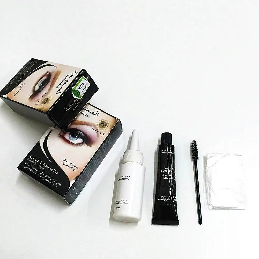 HobbyLane краска для ресниц бровей ТИНТ гель тушь крем кисть набор водостойкая