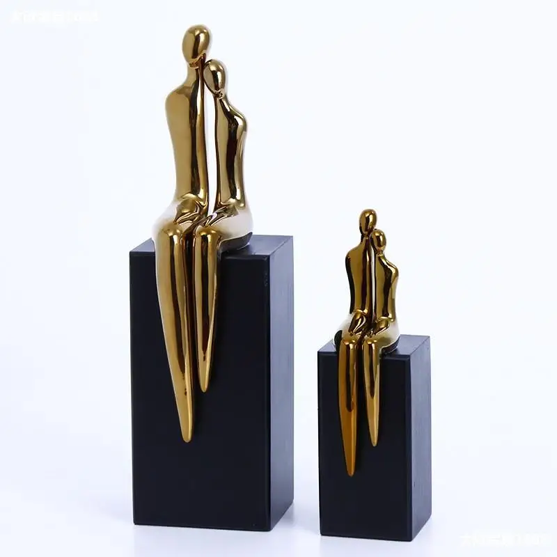 

Ceramic ornaments cross-border lovers crafts design happy home ornaments ceramics.