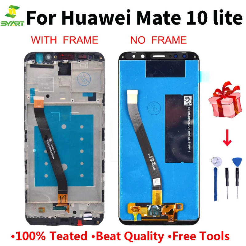 Сенсорный экран для Huawei Mate 10 Lite Nova 2i Honor 9i ЖК дисплей с дигитайзером и сенсорной