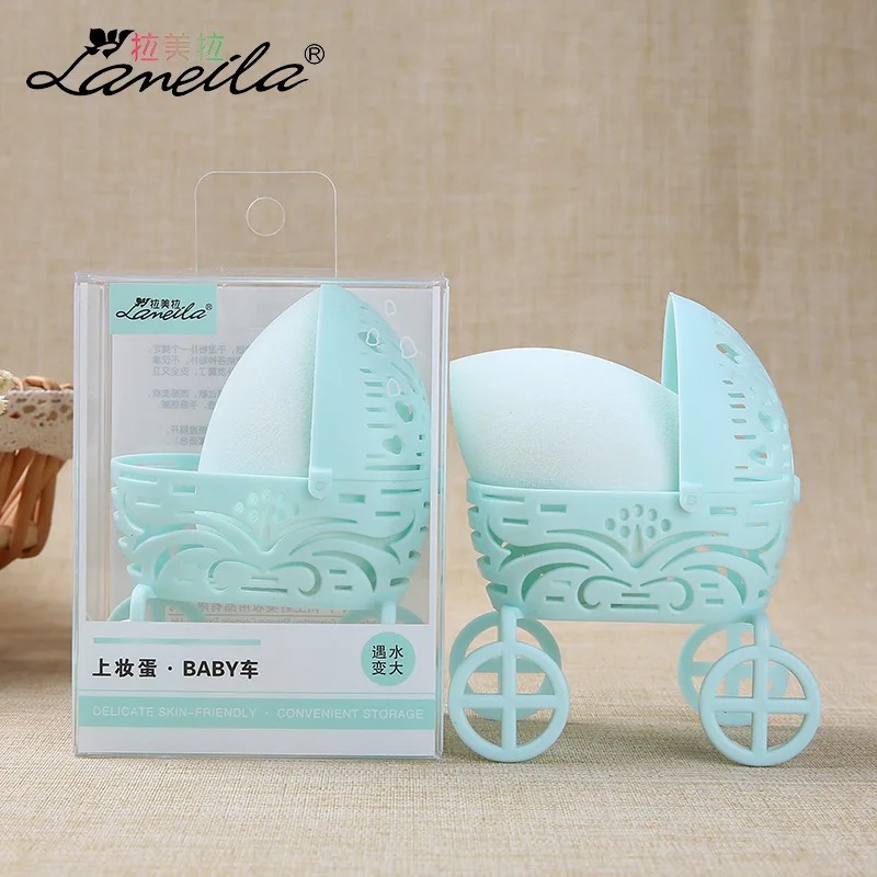 

Creative Combination Puff 2 Pieces Non-Latex pao shui da Water Drop Powder Puff Combination A80105