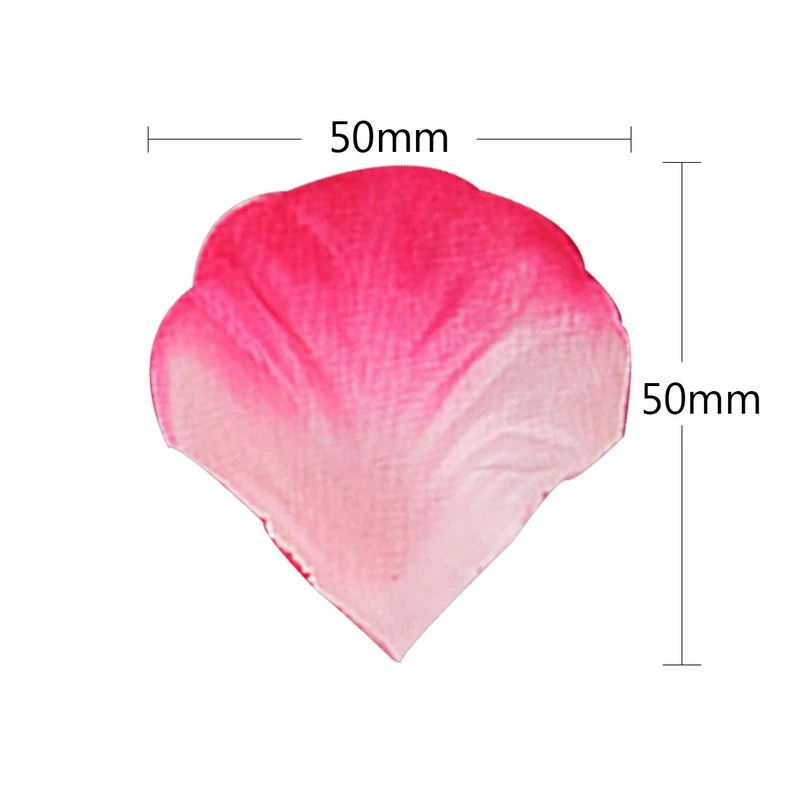 5 упаковок 2x2 дюймов искусственные лепестки роз для свадьбы декор комнаты