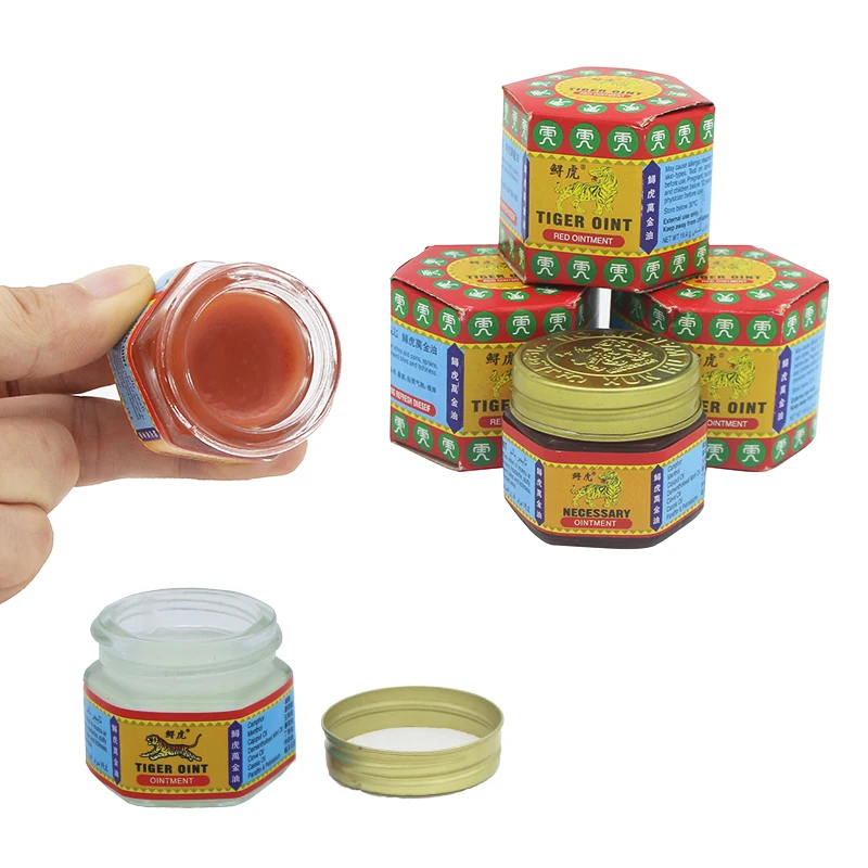 

100% Original Red Tiger Balm Ointment Thailand Painkiller Lion Balm Muscle Pain Relief Ointment Soothe Itch 19.5g
