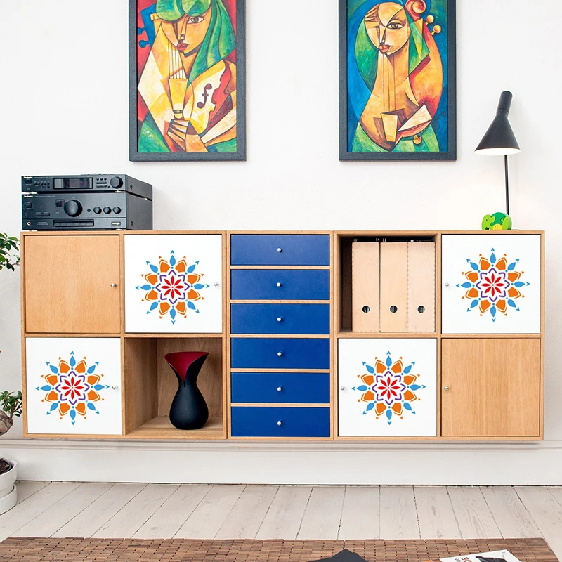 24 шт. Мандала трафареты для картин DIY Рисунок Скрап Плитки ткани искусства