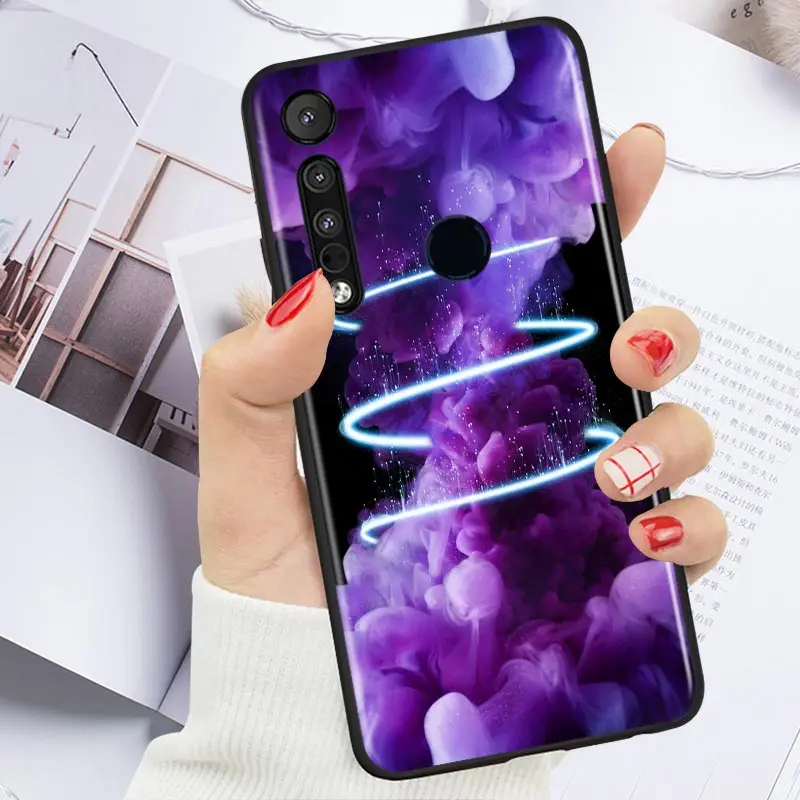 

Fashion Colorful logo For Motorola G9 G8 G Stylus Power One Fusion Hyper Edge E7 E6 5G Plus Play Lite Silicone Phone Case