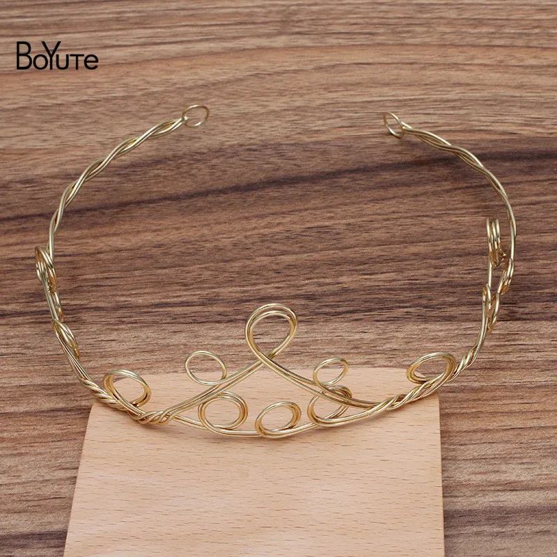 BoYuTe (3 шт./лот) металлический Железный чокер ручной работы Корона материалы