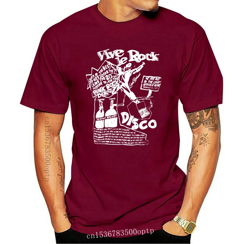 

Новинка, рубашка Viva Le Rock в стиле панк, СИД Порочный, сиоксси, Адам и муравьи, Мужская модная футболка унисекс 2021, Свободный Топ, топы размера