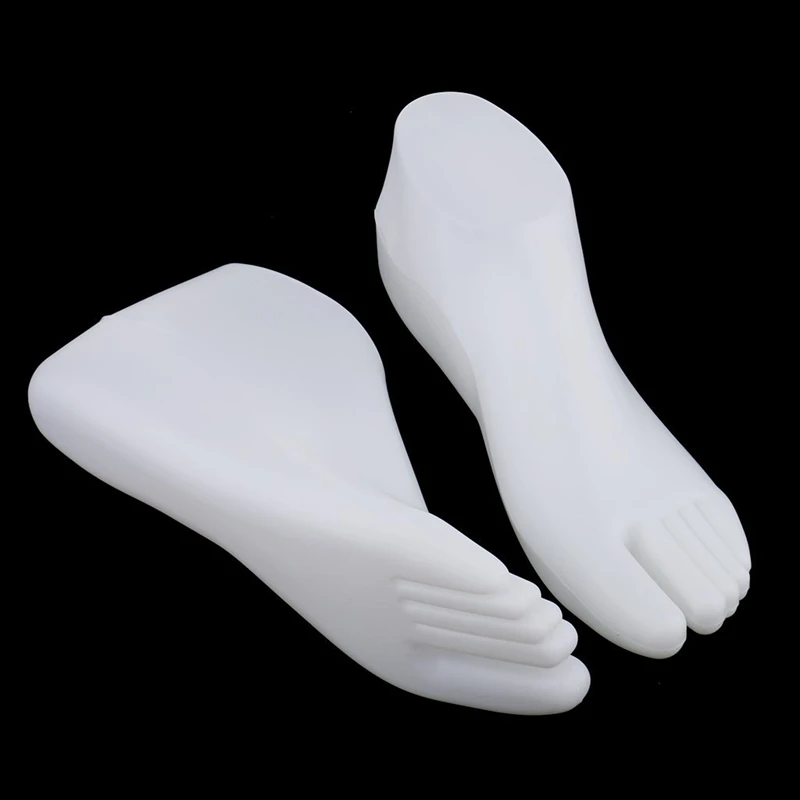 Newest 1Pair Female Feet Mannequin Thong Style Foot Model for Sandal Shoe Sock Jewelries Display | Дом и сад