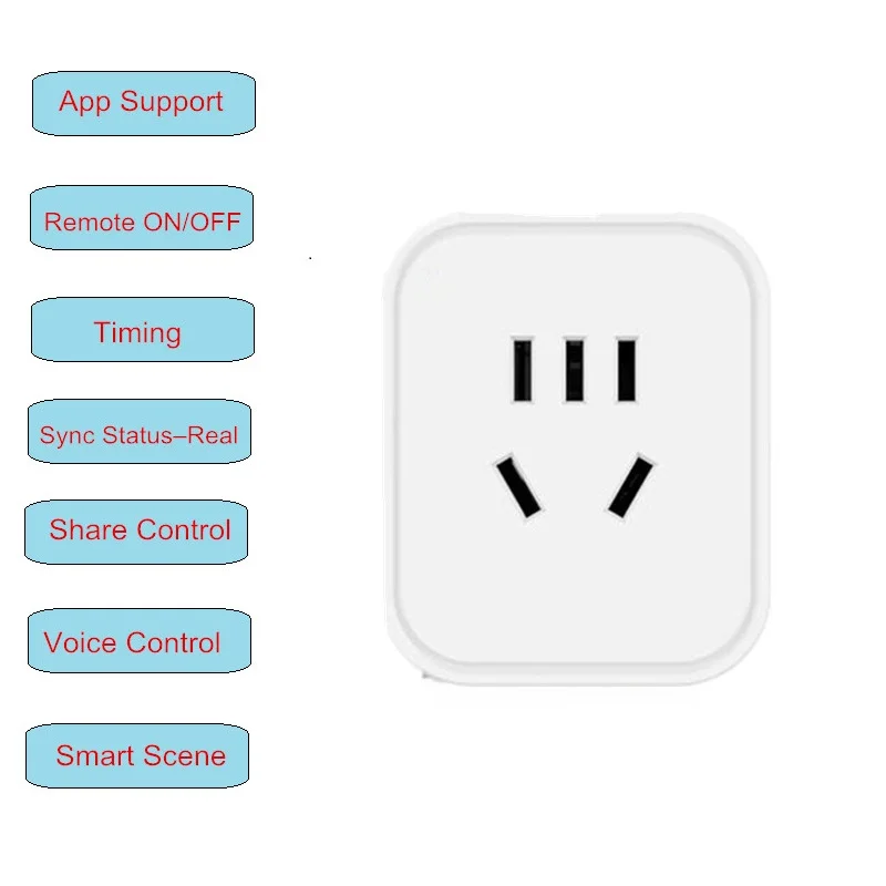 AU WiFi умная розетка работает с Siri (без Apple MFi)/DoHome Дистанционное Голосовое