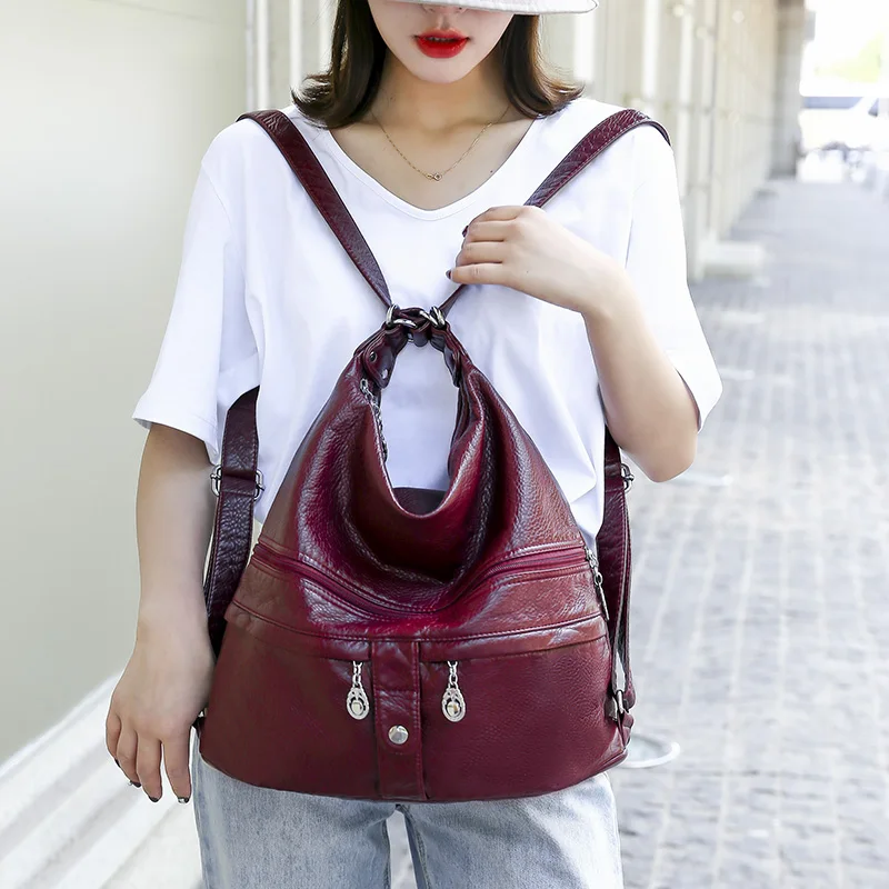 

Retro women luxury handbags Big bags designer Crossbody Bag for women tote High capacity Deformable shoulder bag sac a main