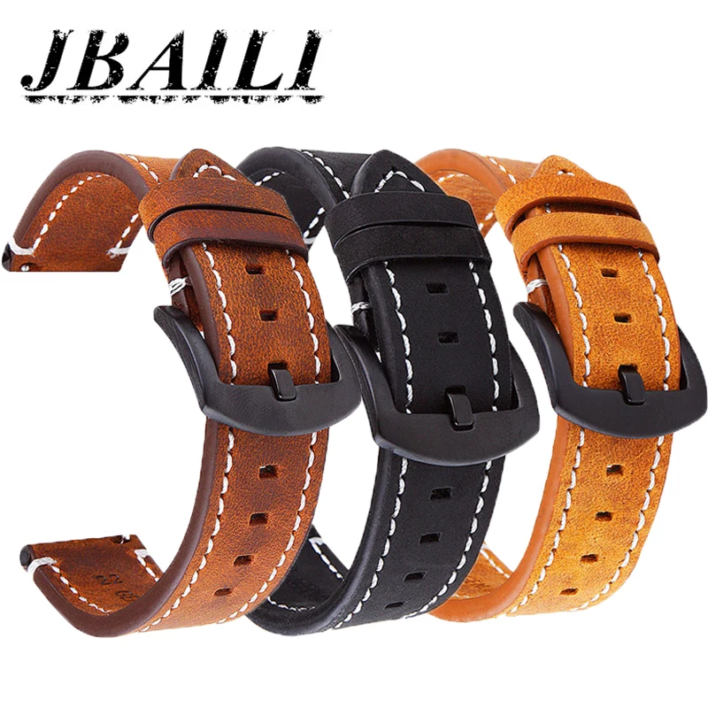 Ремешок из натуральной кожи для наручных часов быстросъемный браслет Huawei GT2