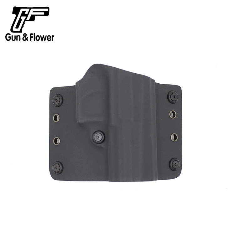 Пистолет и цветок CZ 75 P07 пистолет OWB Kydex кобура Черная Правая Рука CZ пистолет скрытый чехол для переноски