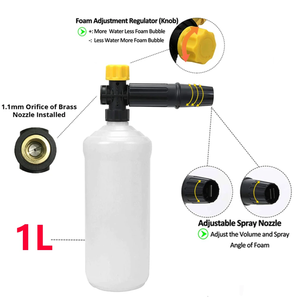 ROUE пеногенератор для мойки пенная насадка Моющие аксессуары высокого давления