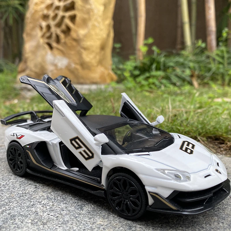 Новая модель автомобиля из сплава SVJ Race, масштаб 1:32, литьевые модели и игрушечные автомобили, образовательные игрушки для детей, подарки для мальчиков.