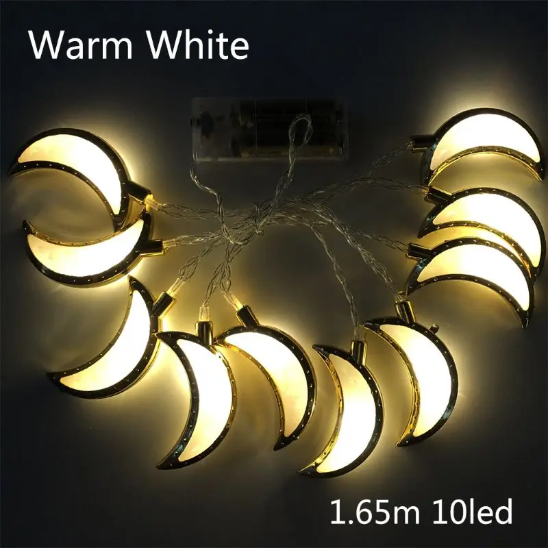 

2021 New Ramadan and Eid Decor Lights LED Star Moon Lights Home Festival Party Festival