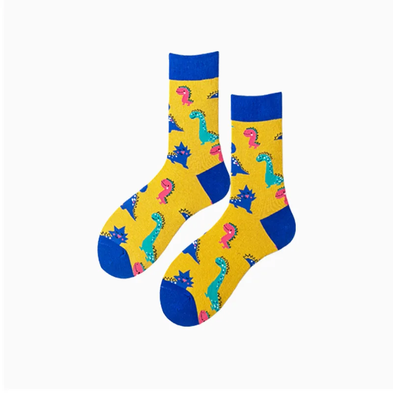 

Couples Outdoor Skateboard Sox Autumn/Winter Creative Abstract Art Harajuku Hip Hop Streets Tide Sock Colorful Happy Funny Socks