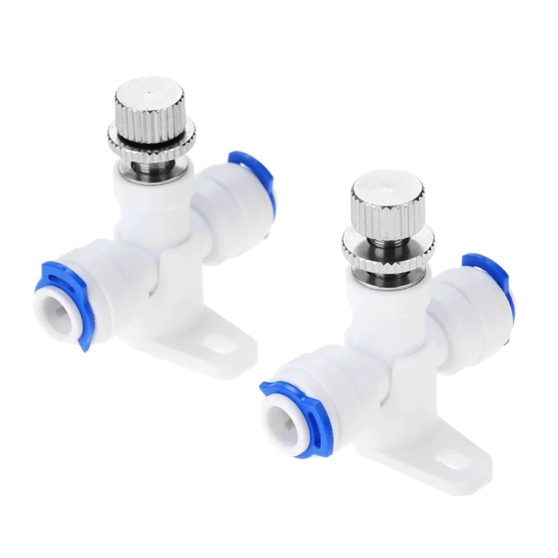 

Reverse Osmosis 1/4" Hose RO Water Flow Adjust Valv-e Regulator Waterflow Control Valv-e Connector Fitting Water Speed 28GF