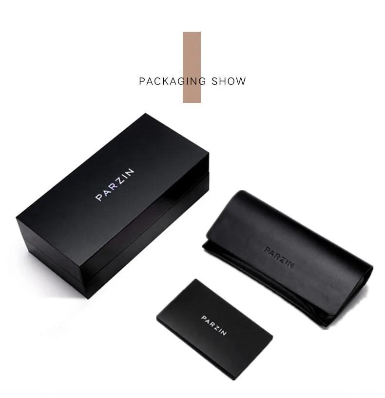 PARZIN New Sunglasses Women Big Metal Frame Sun Glasses For Women Fashion Colorful Ladies Shades Eyewear 8280
