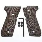 Рукоятки G10 Beretta 92fs, полноразмерные, 92 fs, m9, 92a1, 96a1, 92 INOX, ручки для пистолета, винты в комплекте, текстура Sunburst