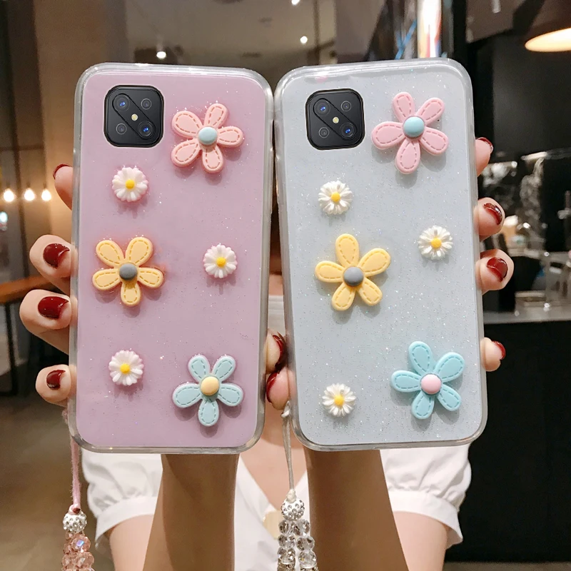 Чехол для телефона с 3D цветами Redmi Note 8T 7 8 9 Pro Max K20 K30 Xiaomi Lite 9T 10 A3 CC9 CC9E мягкий чехол|Бамперы| |