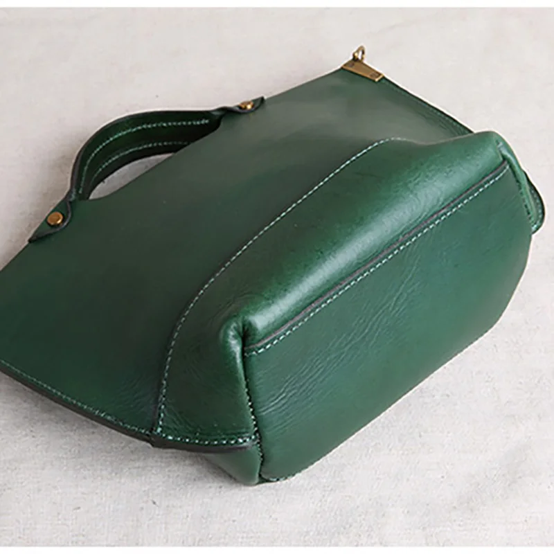 EUMOAN/Летняя кожаная женская сумка ручной работы ручная ретро-сумка на одно плечо